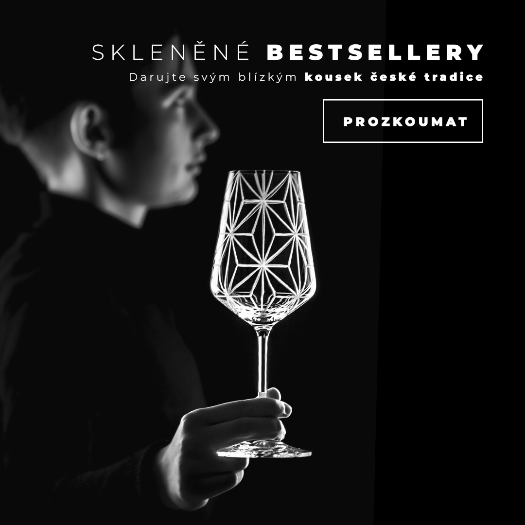 Skleněné bestsellery — darujte svým blízkým kousek české tradice
