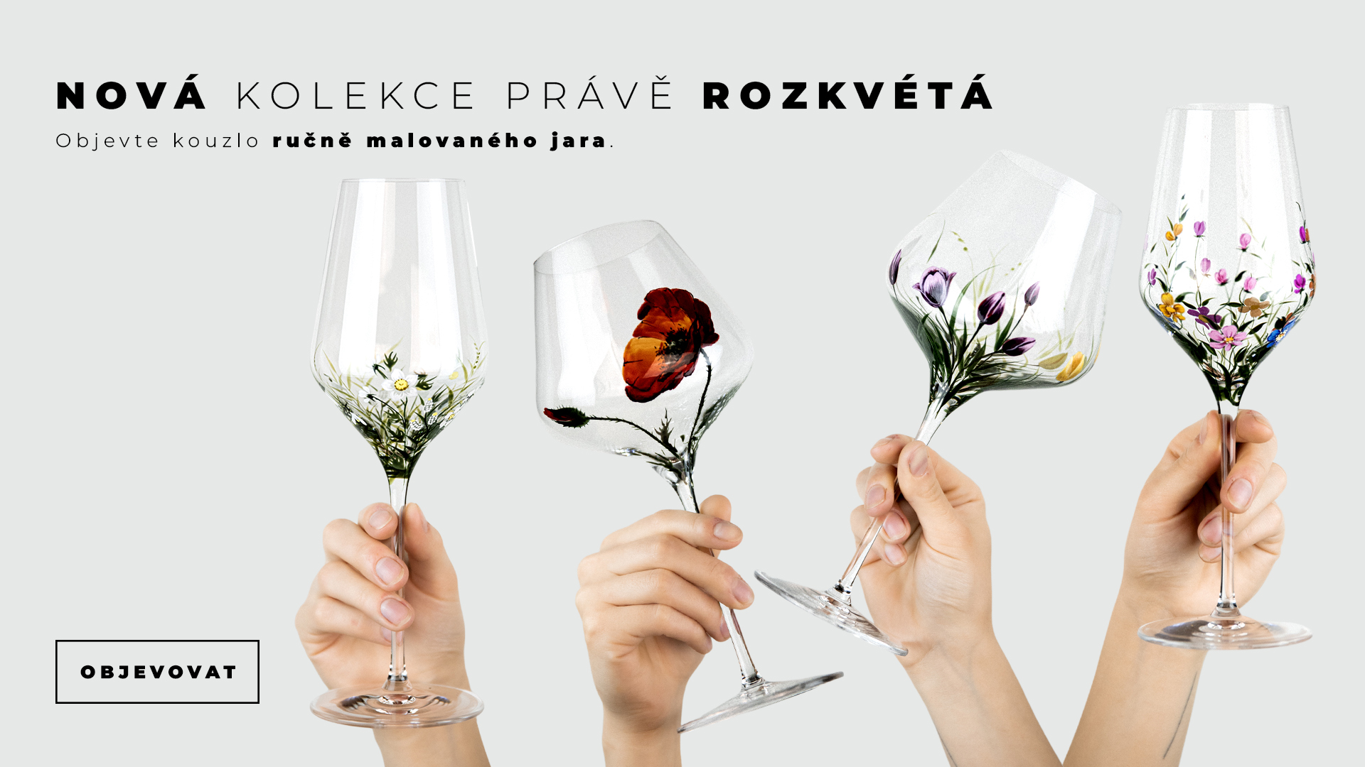 Nová kolekce právě rozkvétá — objevte kouzlo ručně malovaného jara